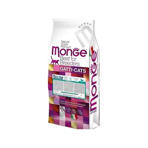 غذای خشک گربه بالغ مونژه مدل monge breeder طعم مرغ وزن 10 کیلوگرم