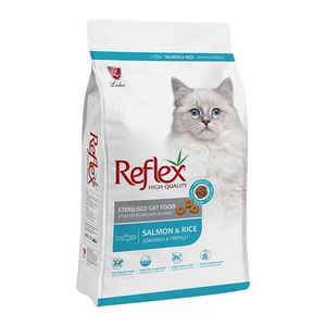 غذای خشک گربه رفلکس مدل salmon sterilised وزن 2 کیلوگرم