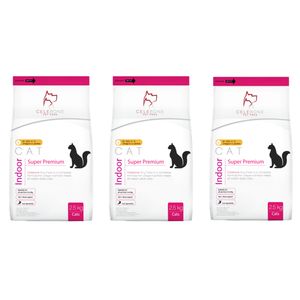 غذای خشک گربه سلبن مدل indoor cat وزن 2.5 کیلوگرم بسته 3 عددی