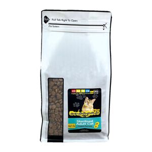 غذای خشک گربه عقیم شهرپت مدل econature plus sterilised وزن 1 کیلوگرم