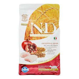 غذای خشک گربه فارمینا مدل grain free boar and apple وزن 1.5 کیلوگرم