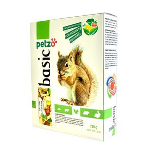 غذای سنجاب پتزو مدل pzsquirrel وزن 750 گرم