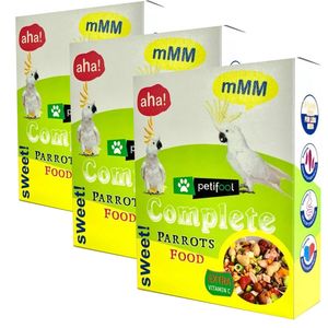 غذای طوطی سانان پتی فول کد sparp750 وزن 750 گرم بسته 3 عددی