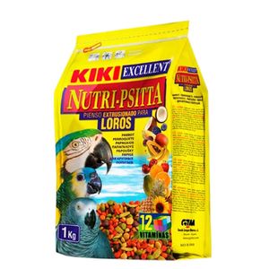 غذای طوطی سانان کیکی مدل nutri psitta وزن 1 کیلوگرم