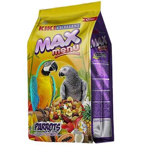 غذای طوطی کیکی مدل max menu وزن 1 کیلوگرم
