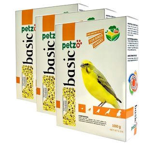 غذای قناری پتزو مدل zcan وزن 1000 گرم بسته 3 عددی