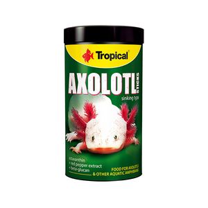 غذای قورباغه آبزی و دوزیستان تروپیکال مدل axolotl sticks وزن 135 گرم