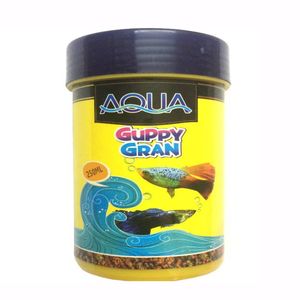 غذای ماهی آکوا مدل guppy gran حجم 250 میلی لیتر