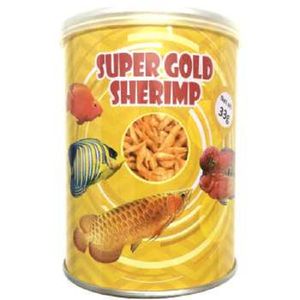 غذای ماهی آکوا مدل super gold shrimp وزن 33 گرم