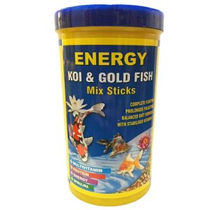 غذای ماهی انرژی مدل koi & gold fish mix sticks حجم 1000میلی لیتر