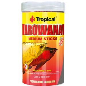 غذای ماهی تروپیکال مدل arowana medium sticks وزن 360 گرم
