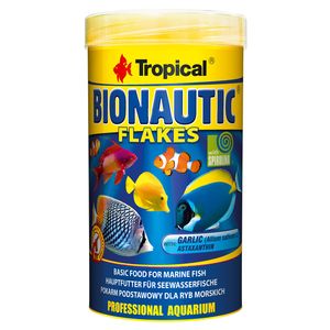 غذای ماهی تروپیکال مدل bionautic flakes وزن 50 گرم