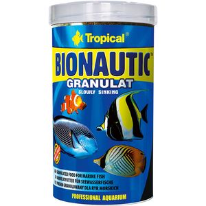 غذای ماهی تروپیکال مدل bionautic granulat وزن 275 گرم