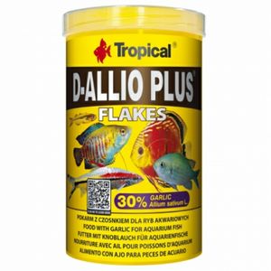 غذای ماهی تروپیکال مدل d allio plus flake وزن 200 گرم