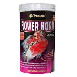 غذای ماهی تروپیکال مدل flower horn adult pellet کد 354902 وزن 190 گرم