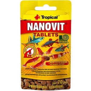 غذای ماهی تروپیکال مدل nanovit tablets وزن 10 گرم