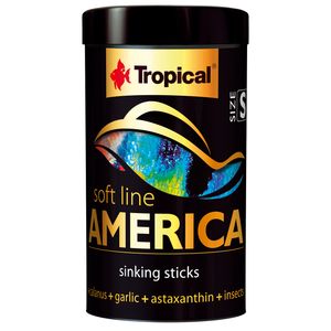 غذای ماهی تروپیکال مدل soft line america وزن 56 گرم