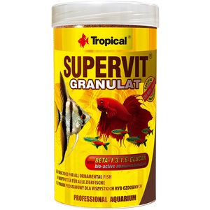 غذای ماهی تروپیکال مدل supervit granulat وزن 138 گرم