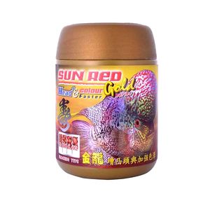 غذای ماهی فلاورهورن اوکیکو مدل sun red وزن 120 گرم