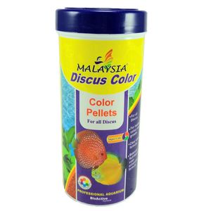 غذای ماهی مالزی مدل discus color وزن 50گرم