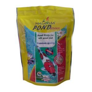 غذای ماهی مالزی مدل gm  koi pond sticks وزن 100 گرم