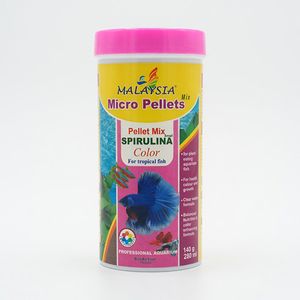 غذای ماهی مالزی مدل micro pellets mix وزن 140 گرم