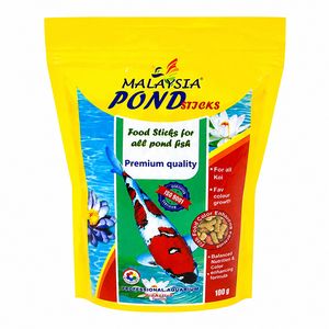غذای ماهی مالزی مدل pond sticks01 وزن 100 گرم