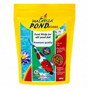 غذای ماهی مالزی مدل pond sticks02 وزن 100 گرم