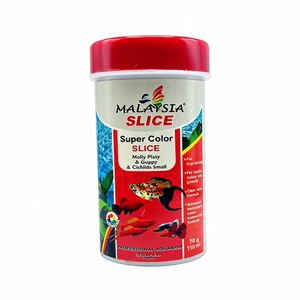 غذای ماهی مالزی مدل slice وزن 70 گرم