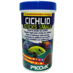 غذای ماهی پروداک مدل cichlid sticks small وزن 90 گرم