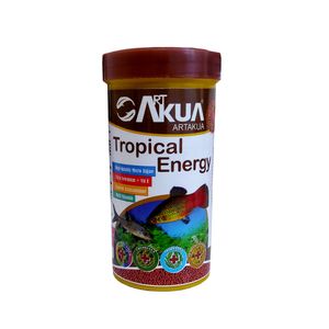 غذای ماهی گیاهخوار و پلنت ار تی اکوا مدل tropical energyوزن 120 گرم