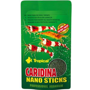 غذای میگو تروپیکال مدلcaridina nano sticks وزن 10 گرم