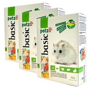 غذای همستر پتزو مدل phm وزن 750 گرم بسته 3 عددی