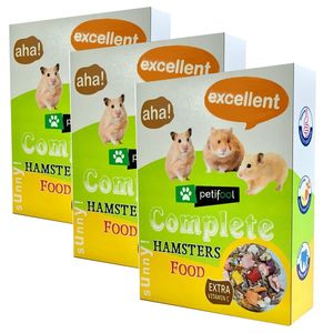 غذای همستر پتی فول کد ph750 وزن 750 گرم بسته 3 عددی