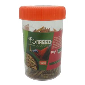 غذای پرنده تاپ فید مدل meal worm وزن 10 گرم