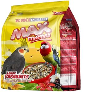 غذای پرنده عروس هلندی کیکی مدل max menu وزن 1 کیلوگرم