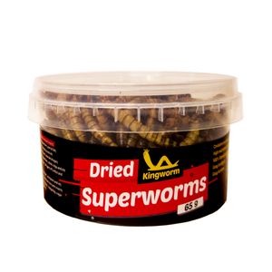 غذای پرنده و ماهی کینگ ورم مدل سوپر میلورم superworm65 وزن 65 گرم