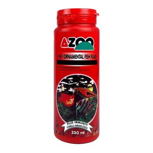غذای پولکی ماهی آزو مدل ornamental fish flake حجم 330 میلی لیتر