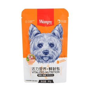 غذای پوچ سگ ونپی مدل مرغ و جینسنگ وزن 80 گرم