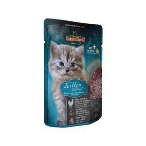 غذای پوچ گربه لئوناردو مدل kitten geflugel وزن 85 گرم