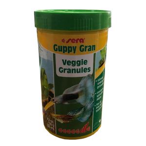غذای گوپی سرا مدل veggie granules وزن 120 گرم