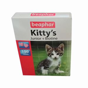 قرص مولتی ویتامین بچه گربه بیفار مدل kittys بسته ۱۵۰ عددی