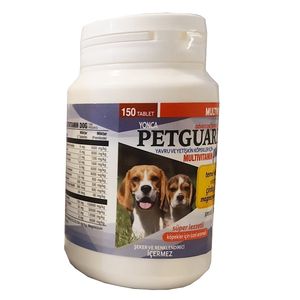قرص مولتی ویتامین سگ پتگارد مدل multivitamin  بسته 150 عددی