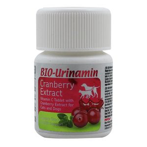 قرص مکمل مجاری ادرار برای سگ و گربه بایو پت اکتیو مدل biourinamin بسته 40 عددی
