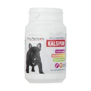 قرص مکمل کلسیم سگ پروپرفک مدل calcium بسته 150 عددی