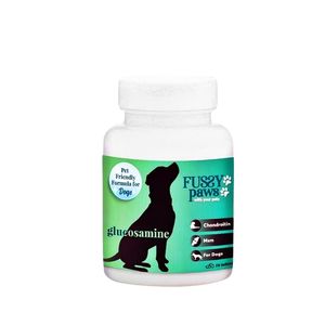 قرص مکمل گلوکزآمین سگ فاسی پاوز مدل glucosamine بسته 75 عددی