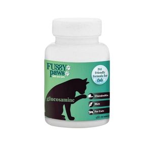 قرص مکمل گلوکزآمین گربه فاسی پاوز مدل glucosamine بسته 75 عددی
