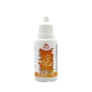 قطره تمیز کننده گوش سگ و گربه اپکس مدل natural’s asax حجم 50 میلی لیتر