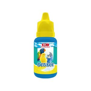 قطره رویش پر پرنده بایو پت اکتیو مدل betisol حجم 30 میلی لیتر