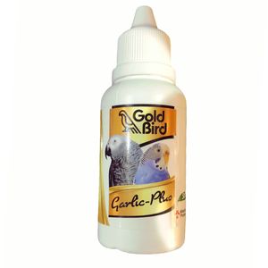 قطره عصاره سیر پرندگان گلد برد مدل garlic plus حجم 50 میلی لیتر